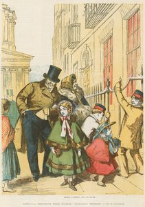 Returning from Church on Christmas Morning by English School