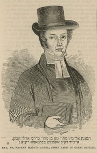 Reverend Dr Nathan Marcus Adler, Chief Rabbi in Great Britain by English School