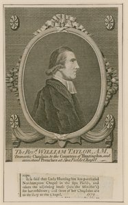 Reverend William Taylor, Spa Fields Chapel, Clerkenwell by English School