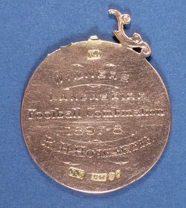 Reverse of a Preston North End Football Club medal, 1897-98 by English School