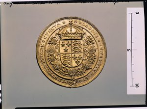 Reverse of the seal of Henry VIII