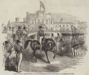 Review of the Honourable Artillery Company, by His Royal Highness Prince Albert, Captain-General and Colonel by English School