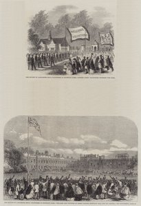 Review of the Lancashire Rifle Volunteers in Knowsley Park