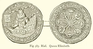 Rial. Queen Elizabeth