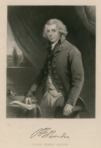 Richard Brinsley Sheridan, playwright, poet and theatre manager by English School