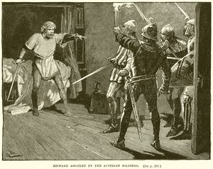 Richard Assailed by the Austrian Soldiers