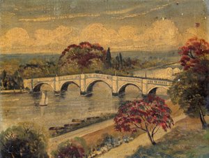 Richmond Bridge by English School
