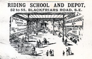 Riding School and Depot, Blackfriars Road by English School