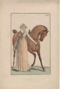 Riding Dress, c.1806 by English School