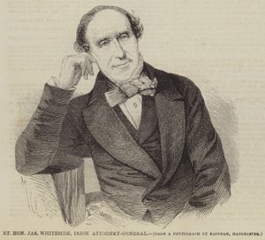 Right Honourable Jas Whiteside, Irish Attorney-General
