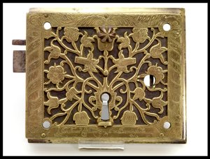 Rim lock, made by John Wilkes