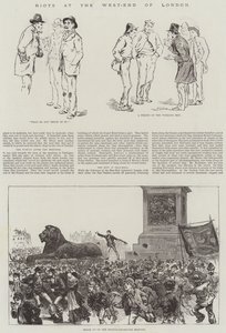 Riots at the West-End of London by English School