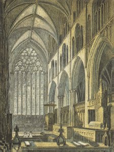 Ripon Cathedral, View of the Choir by English School