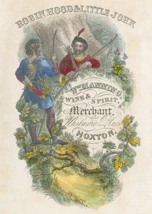 Robin Hood and Little John by English School