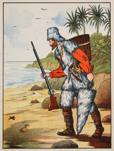 Robinson Crusoe by English School