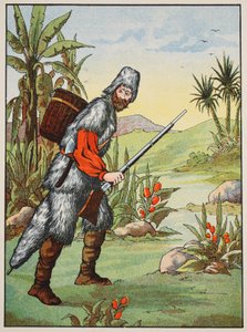 Robinson Crusoe by English School
