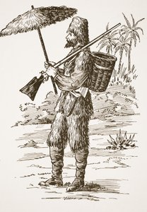 Robinson Crusoe by English School