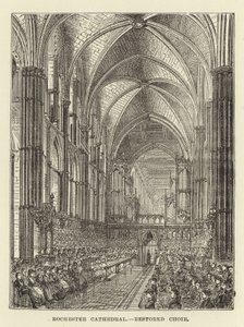 Rochester Cathedral, Restored Choir by English School