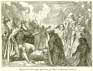 Rodolph of Hapsburg Receiving the King of Bohemia
