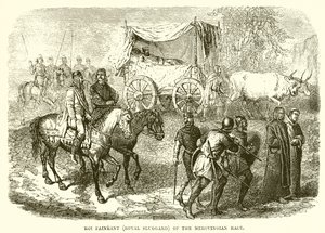 Roi Faineant of the Merovingian Race by English School