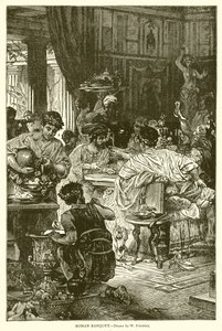 Roman Banquet by English School