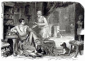Roman Study (illustration from Cassell