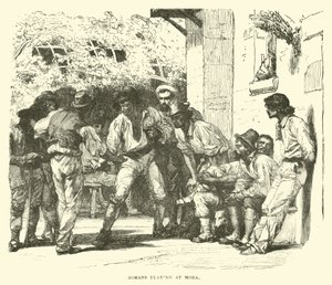 Romans playing at Mora by English School