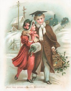 Romantic Couple and Steam Train