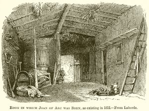 Room in Which Joan of Arc Was Born, as Existing in 1812