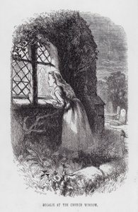 Rosalie at the Church Window by English School
