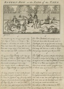 Rotten Row; or, The Fate of the Tête by English School