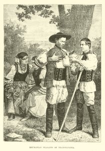 Roumanian Peasants of Transylvania by English School