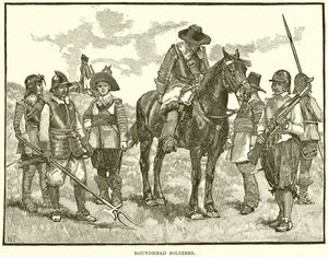 Roundhead Soldiers by English School