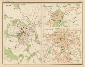 Royal Atlas, c 1900: Buxton; Warwick; Cheltenham by English School