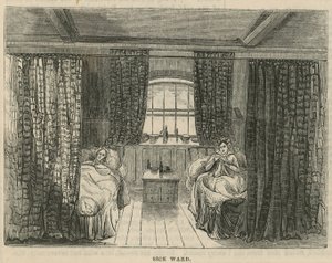 Royal Free Hospital, London: Sick Ward by English School