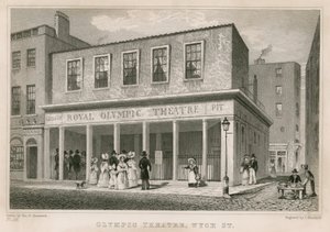 Royal Olympic Theatre, Wych Street, London by English School