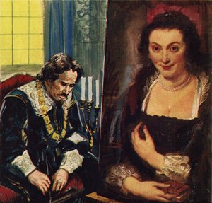 Rubens with a portrait of his dead wife, Isabella
