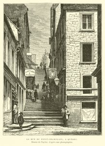 Rue du Petit-Chaplain, Quebec City, Canada