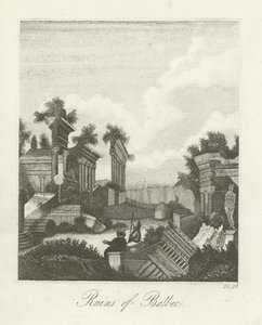Ruins of Balbec by English School