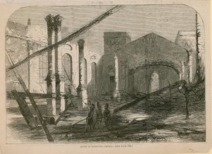 Ruins of Limehouse Church by English School