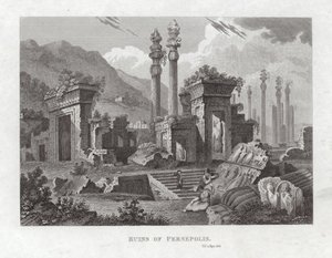 Ruins of Persepolis by English School