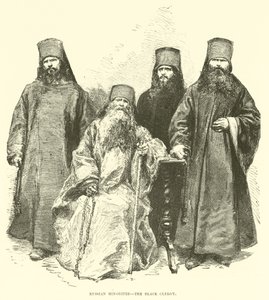 Russian Minorites, the Black Clergy by English School
