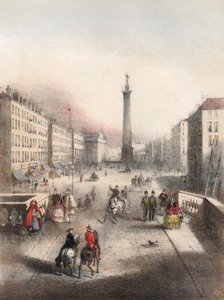 Sackville Street, Dublin by English School