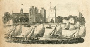 Sailing Match on the Thames by English School
