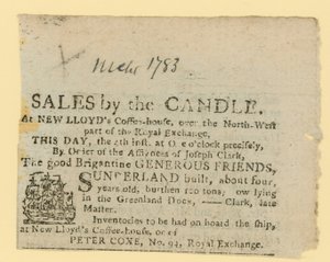 Sales by the Candle by English School