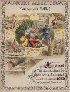 Samson and Delilah by English School
