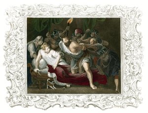 Samson and Delilah by English School