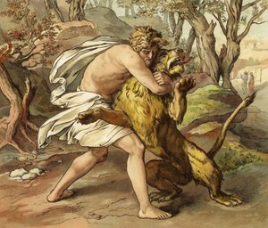 Samson Killing a Young Lion