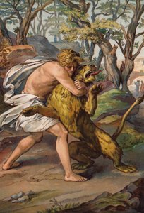 Samson Killing the Lion