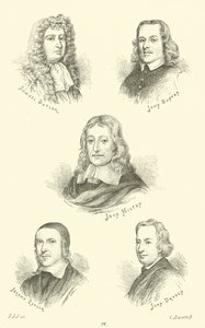 Samuel Butler, John Bunyan, John Milton, Jeremy Taylor, John Dryden by English School
